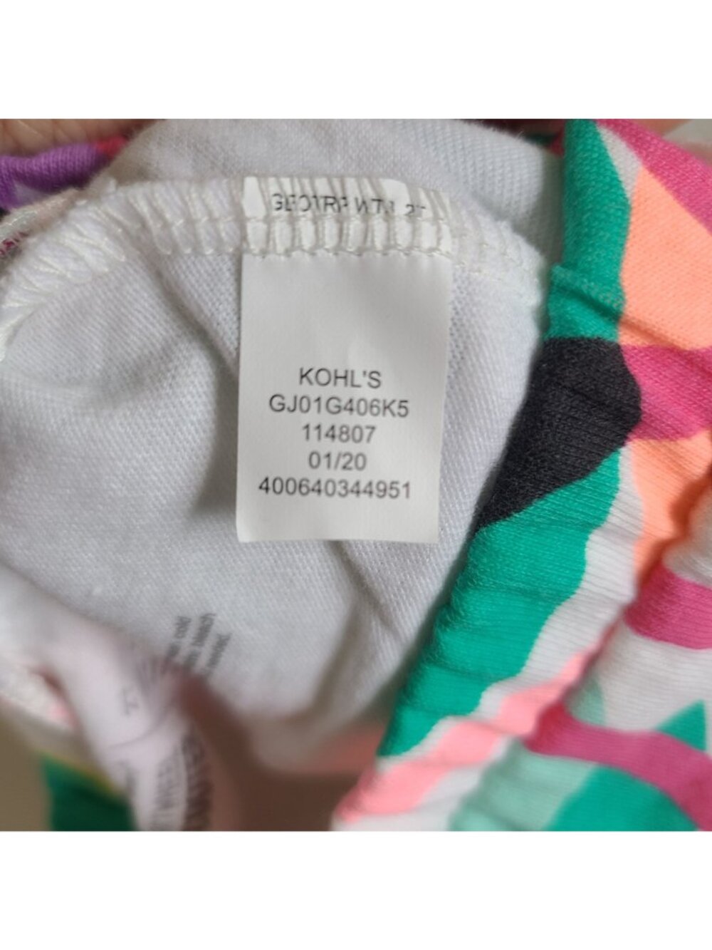 Jumping Beans Girls Cartwheel Scooter Skirt 2T Multicolor Ruffled Spring/Summer - Picture 5 of 6